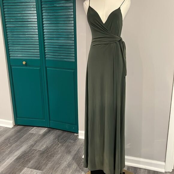 Misa‎ Los Angeles NWT green Veronika Wrap Maxi Dress
Size small - Picture 3 of 8